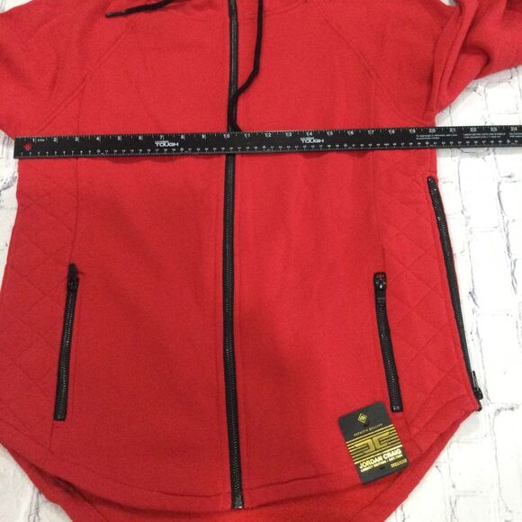 Jordan Craig Sweatshirt Women’s Size Medium Color Red Full Zipper Hoodie - Picture 8 of 11